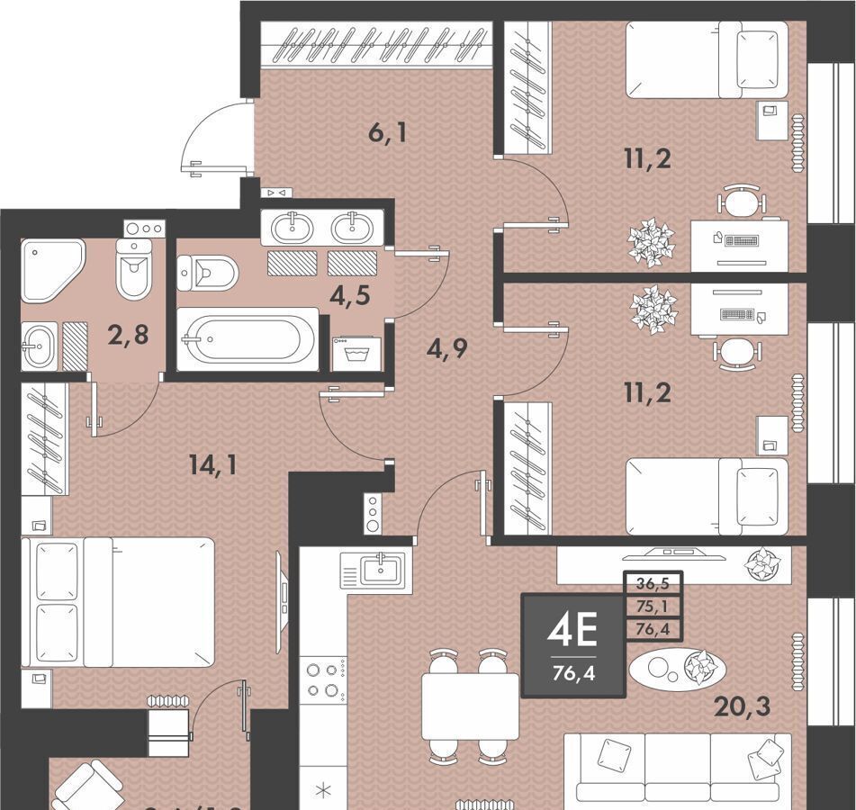 квартира г Чита р-н Центральный ул Генерала Белика 3 фото 1