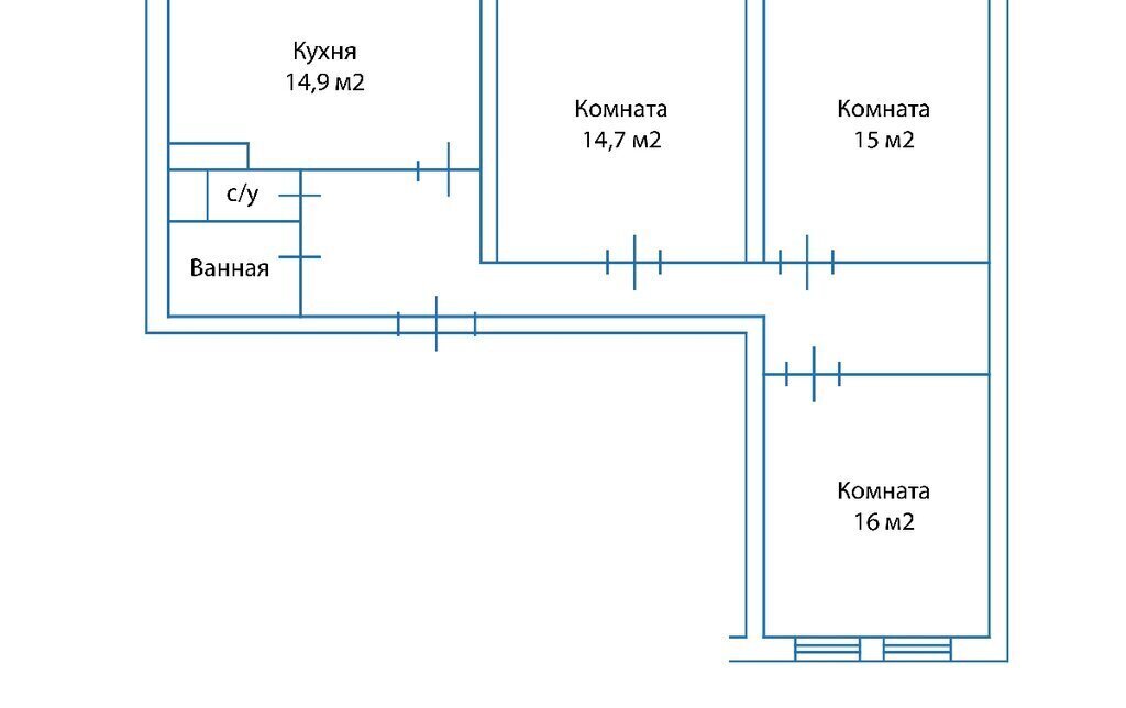 квартира г Москва метро Народное Ополчение ул Народного Ополчения 11 квартал «Wellton Park» муниципальный округ Хорошёво-Мнёвники фото 20