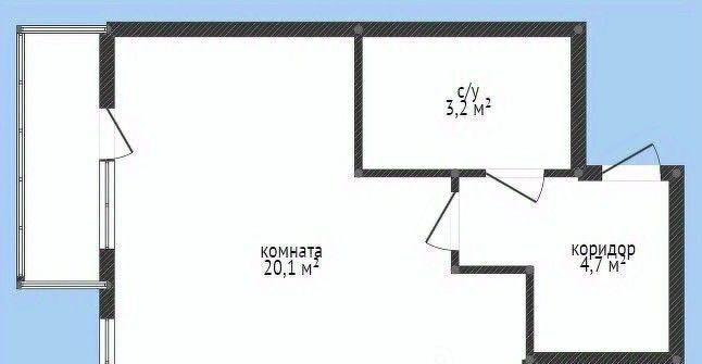 квартира г Краснодар р-н Прикубанский ул Домбайская 55к/2 фото 1