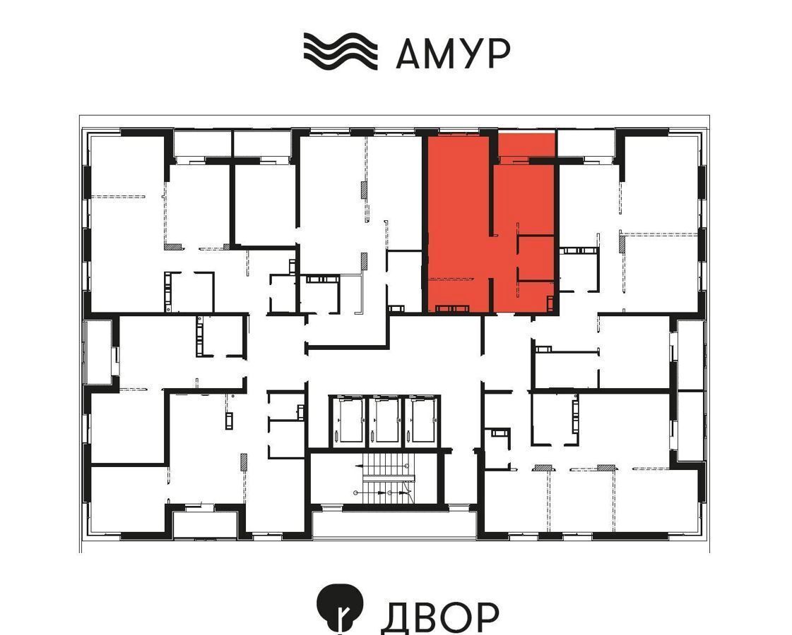 квартира г Хабаровск р-н Индустриальный ЖК «ПОЛЮСА» ул. П. Л. Морозова, д. 32 фото 8