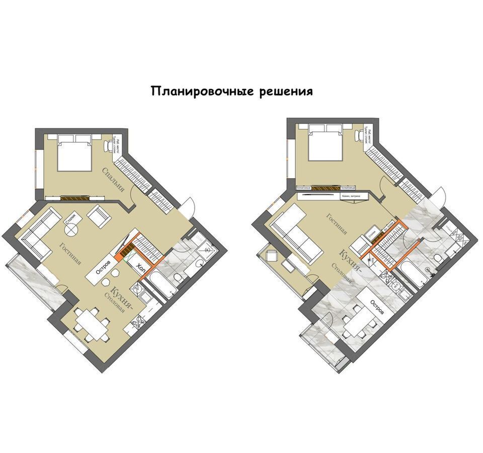 квартира г Орел р-н Заводской ул Межквартальная 3/1 ЖК «по ул. Межквартальная, 3» фото 2