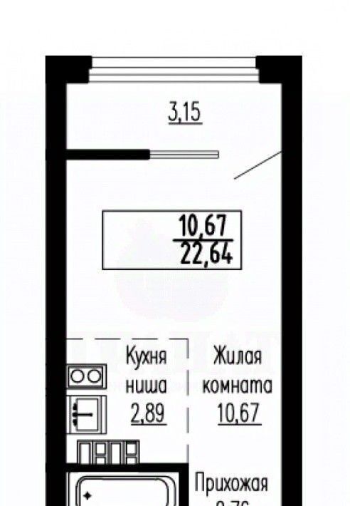 квартира г Екатеринбург Ботаническая ул Лыжников 3 фото 5