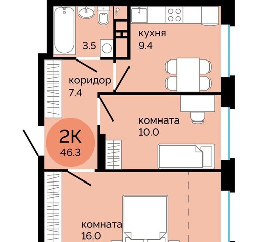 р-н Свердловский дом 5 ЖК Красное яблоко корп. 4, блок-секция 4. 1-4.2 фото