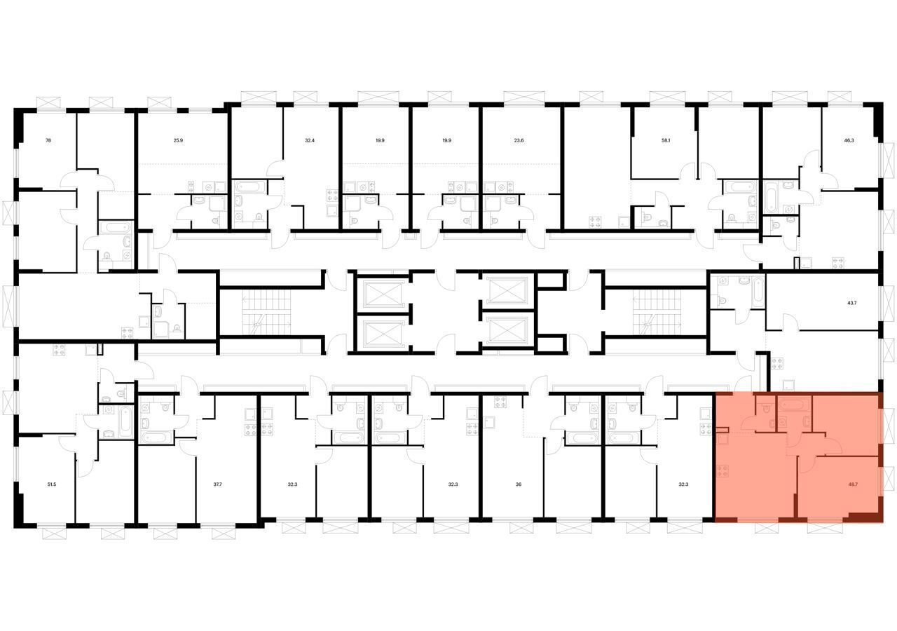 квартира г Москва ул Новая 1/10 Котельники, корп. 11-12, Московская область фото 2