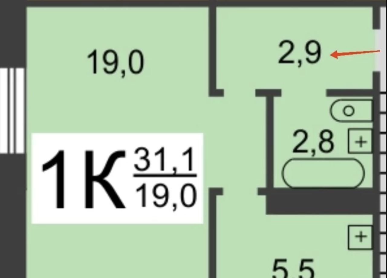 квартира г Нижний Новгород Стрелка ул Должанская 11 фото 5