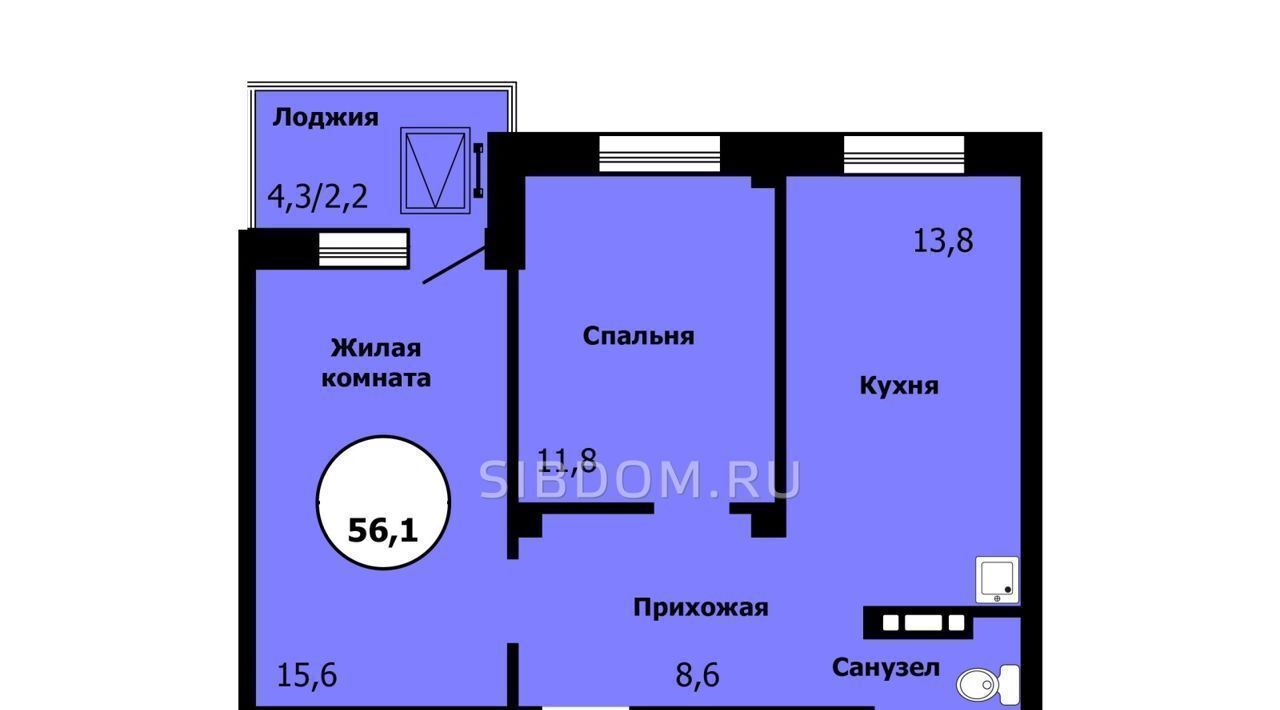 квартира г Красноярск р-н Свердловский ул Лесников 37б фото 15