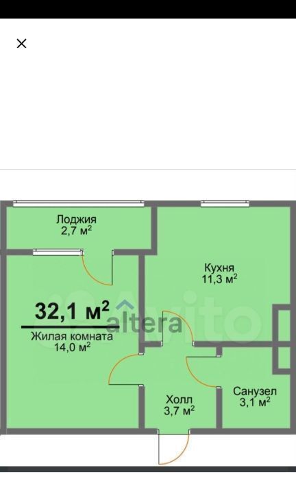 квартира р-н Пестречинский д Куюки ул 14-й Квартал 9 ЖК «Светлый» Богородское с пос фото 1