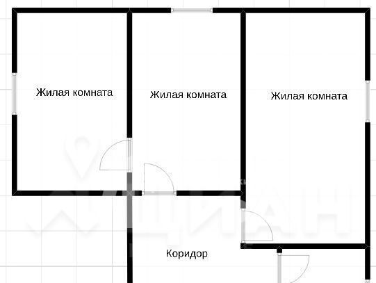 квартира г Кунгур ул Ситникова 73 фото 2