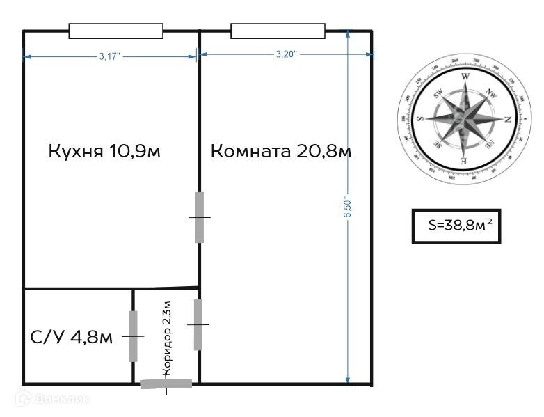 квартира г Москва ул Амурская 1а/4 Восточный административный округ фото 2