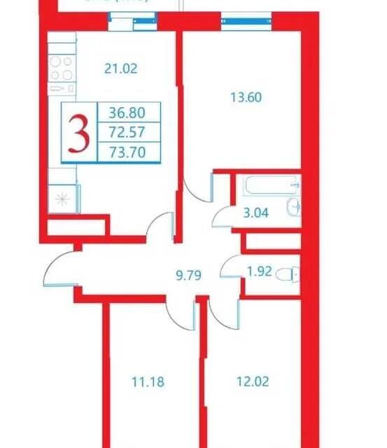 квартира г Дмитров ЖК «Лесной квартал» 39, Дмитровский городской округ фото 2