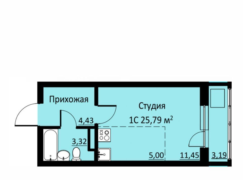 квартира р-н Пермский д Кондратово ул Водопроводная 6/2 фото 1