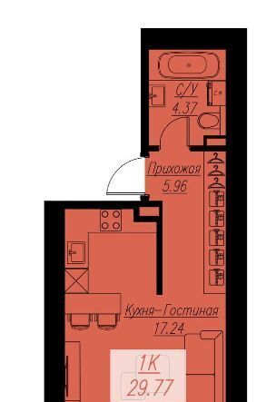 квартира г Красноярск р-н Кировский ул Семафорная 441а фото 1