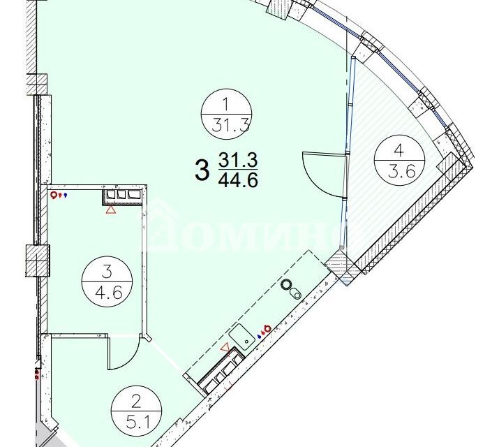 квартира г Тюмень ул Чернышевского 2б/11 Тюмень городской округ фото 1