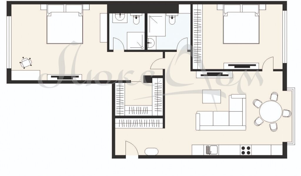 квартира г Москва метро Пролетарская пр-кт Комсомольский 42с/2 лофт «Clerkenwell House loft-style apartments» муниципальный округ Хамовники фото 2