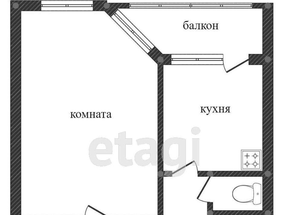 квартира г Сургут ул Иосифа Каролинского 13 32-й фото 2