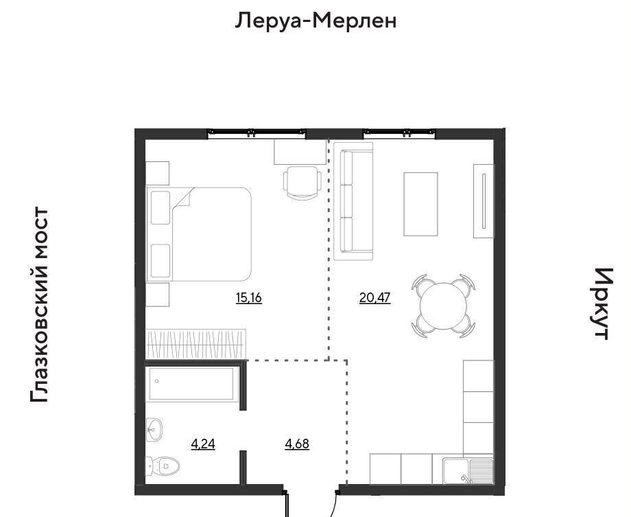 квартира г Иркутск р-н Свердловский ул Набережная Иркута 3 фото 1