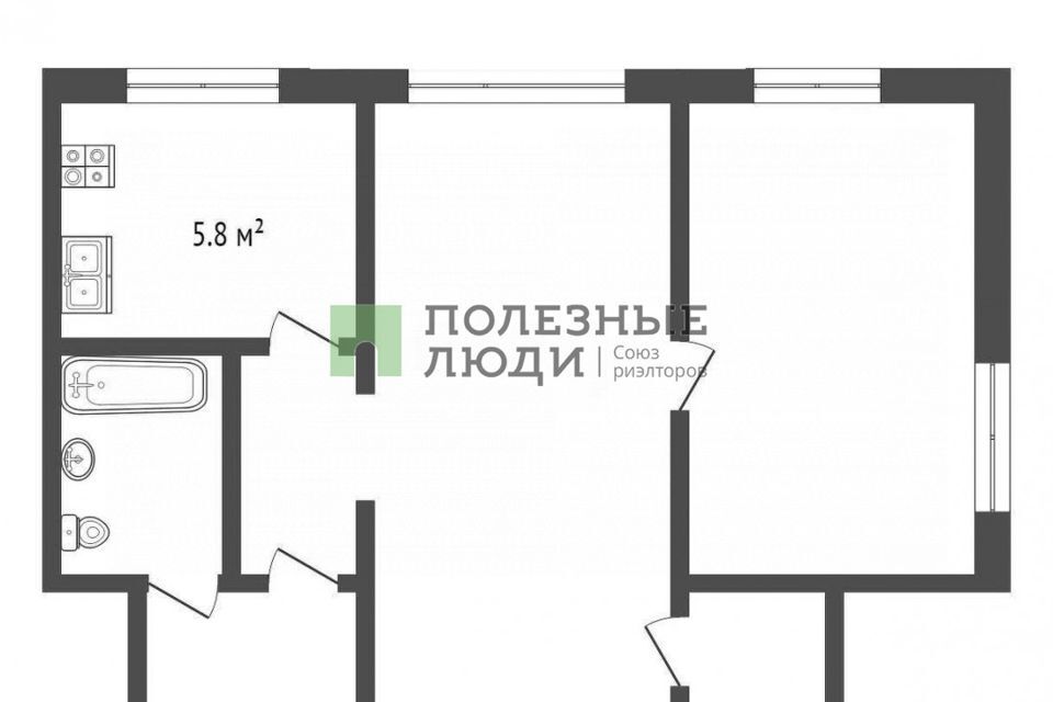 квартира г Вологда ул Добролюбова 33 Вологодский район фото 2