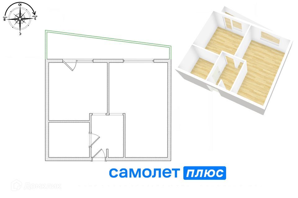 квартира г Кемерово р-н Центральный пр-кт Притомский 11/1 ЖК Кемерово-Сити Кемеровская область — Кузбасс, Кемеровский городской округ фото 1