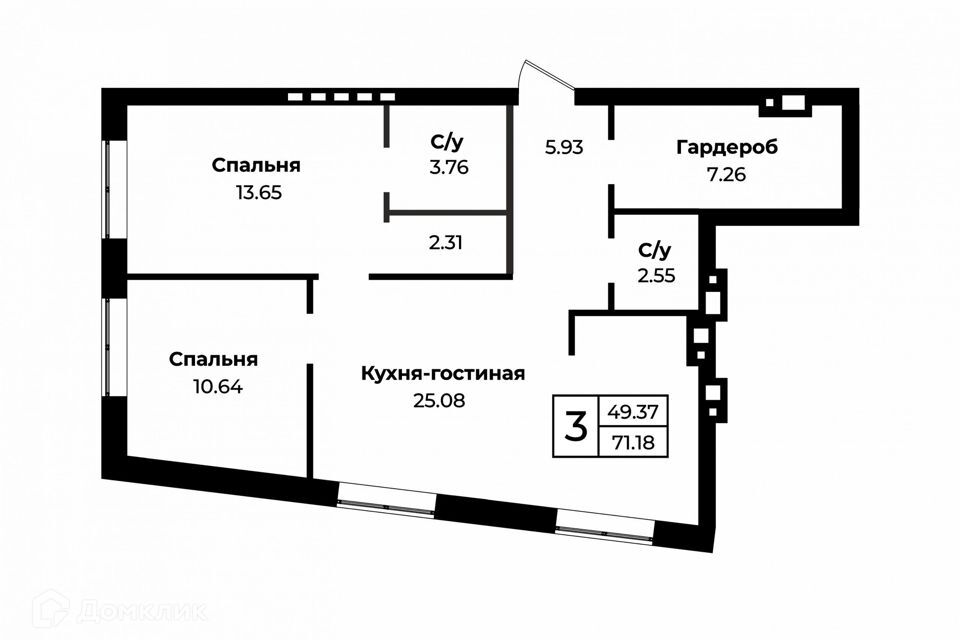 квартира г Оренбург р-н Промышленный пер Селивановский 26 Оренбург городской округ фото 6