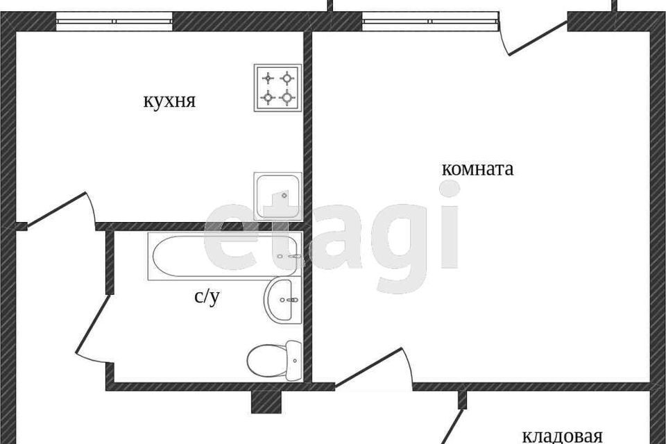 квартира г Калуга ул Забойная 3 Калуга городской округ фото 6