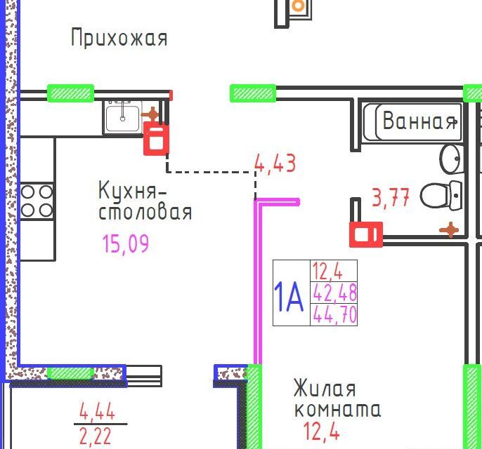 квартира г Тольятти ул Маршала Жукова 60 Тольятти городской округ фото 10