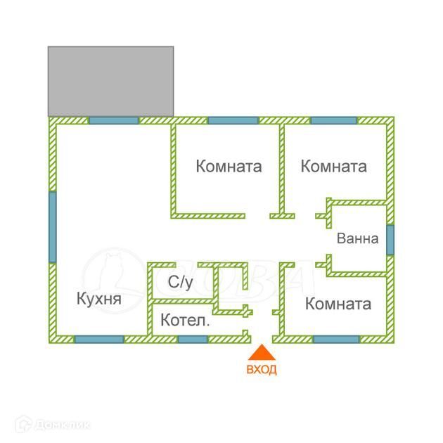 дом р-н Тюменский д Ушакова ул Северная фото 2