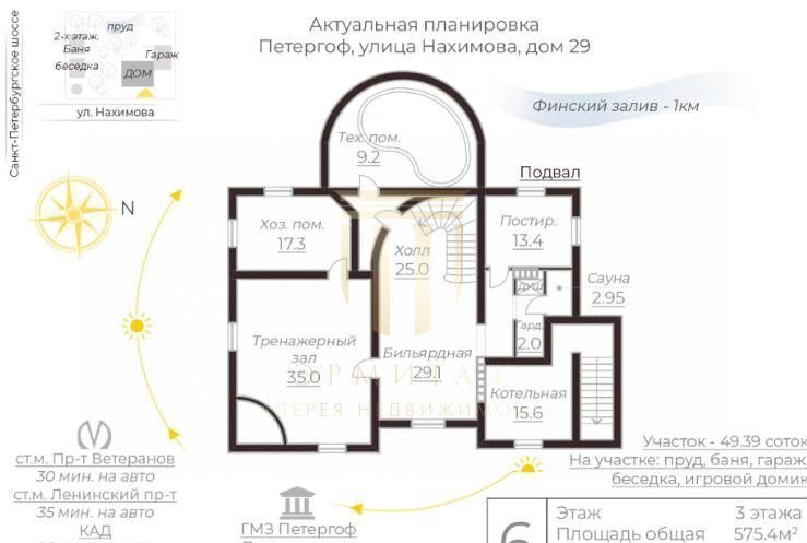 дом г Петергоф р-н Петродворцовый ул Нахимова фото 37