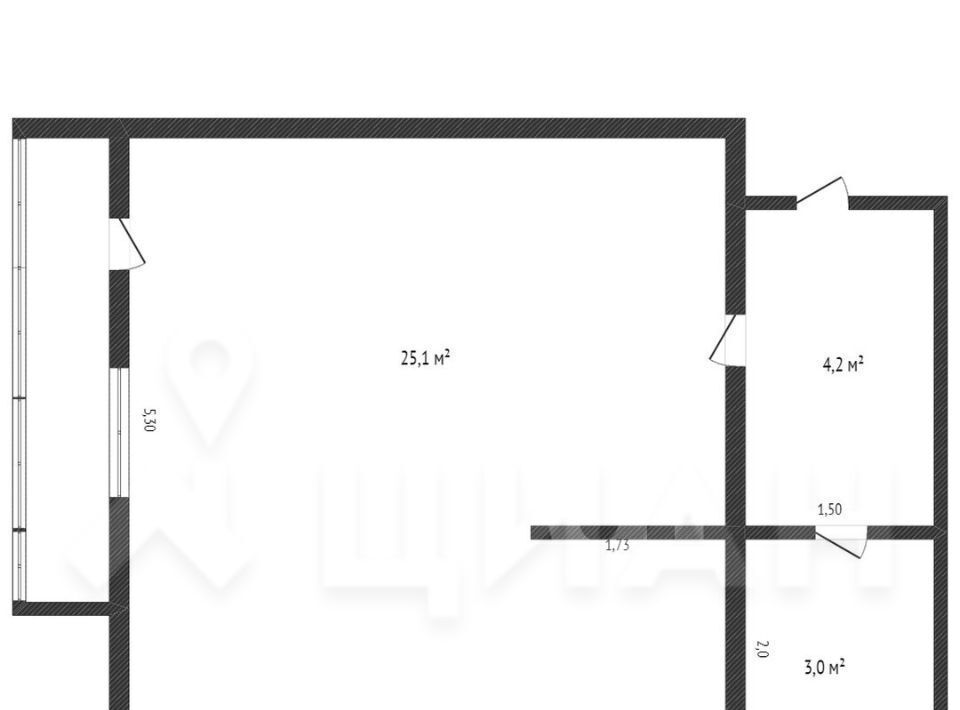 квартира г Тольятти р-н Автозаводский б-р Гая 23 12-й кв-л фото 2