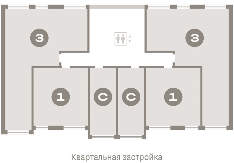 квартира г Тюмень ул Мысовская 26к/1 ЖК «Зарека» Центральный административный округ фото 2