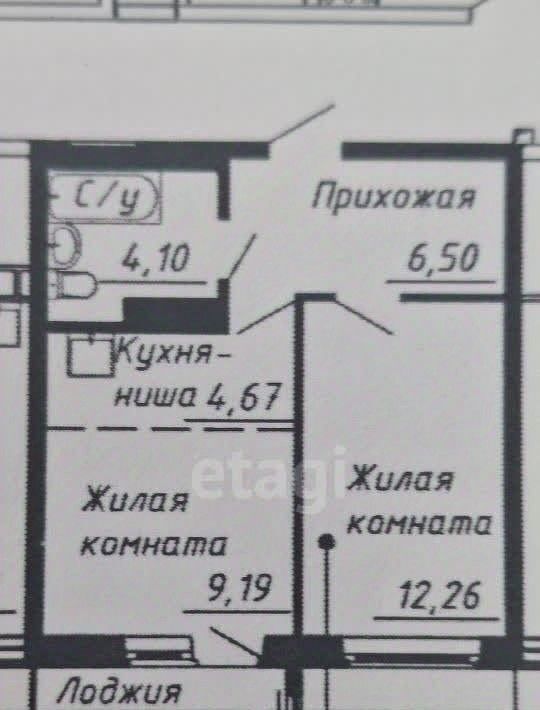 квартира г Новосибирск Октябрьская ул Заречная 49 микрорайон «Весенний» фото 10