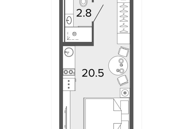 р-н Московская Застава апарт-отель ARTSTUDIO Moskovsky Московский, 3 к 3 ст 1 фото