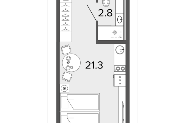 р-н Московская Застава апарт-отель ARTSTUDIO Moskovsky Московский, 3 к 3 ст 1 фото