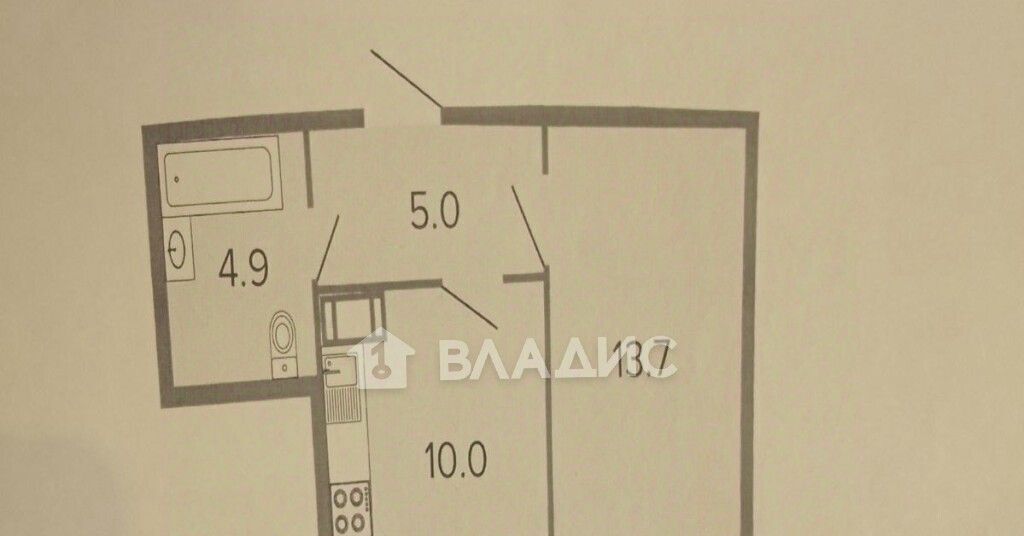 квартира г Санкт-Петербург метро Комендантский Проспект пр-кт Комендантский 65 фото 2