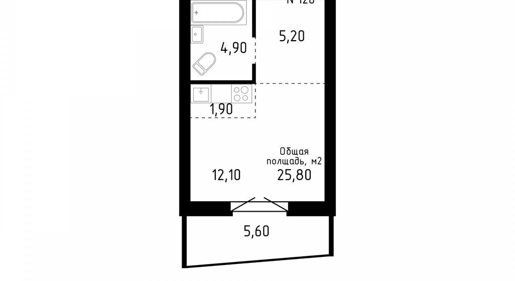 квартира г Барнаул р-н Центральный ул Никитина 12 фото 3