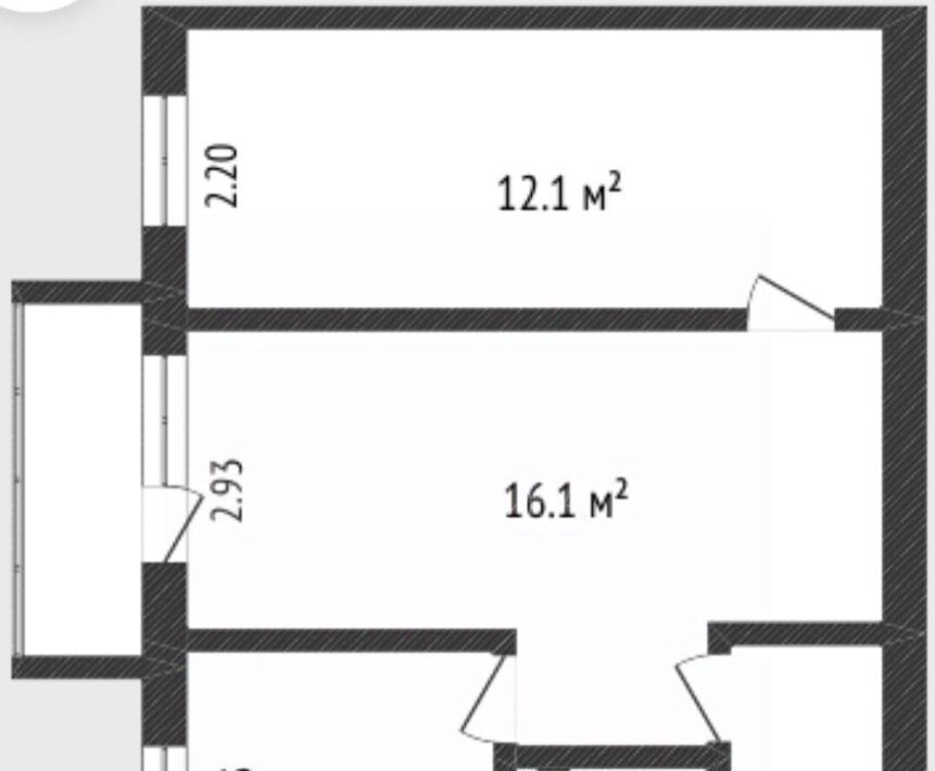 квартира г Тюмень п Тарманы р-н Ленинский ул. Игримская, 22 фото 2