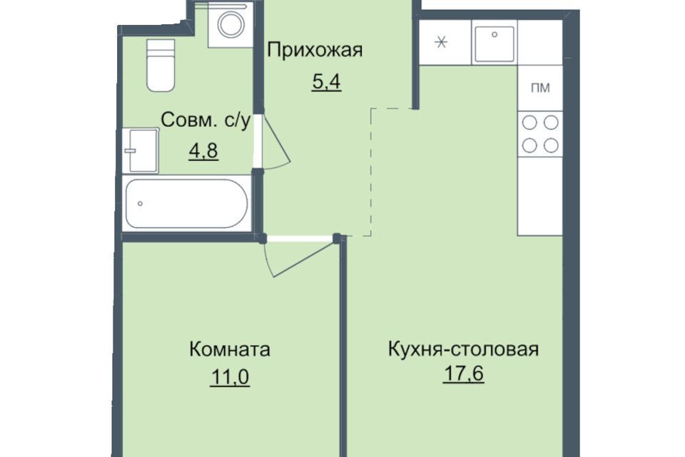 квартира г Ижевск р-н Октябрьский Северо-Западный городской округ Ижевск, Жилой комплекс Истории фото 1