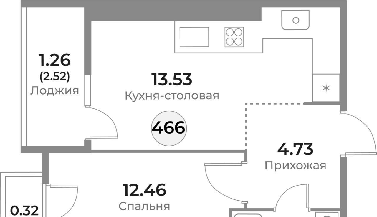 квартира г Калининград р-н Ленинградский ул Пригородная фото 1