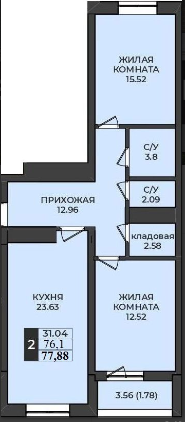 квартира г Оренбург ул Ильи Глазунова 4 жилой район «Гранд парк» городской округ Оренбург фото 4