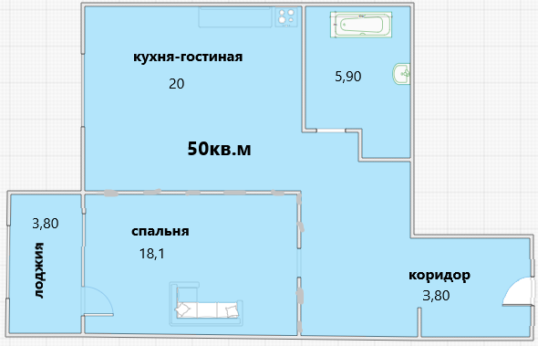 квартира г Оренбург ул Уральская 2д городской округ Оренбург фото 2