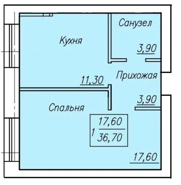 квартира г Оренбург п Ростоши ЖК «Ростоши Премьер» ул Новая 50/1 городской округ Оренбург фото 5