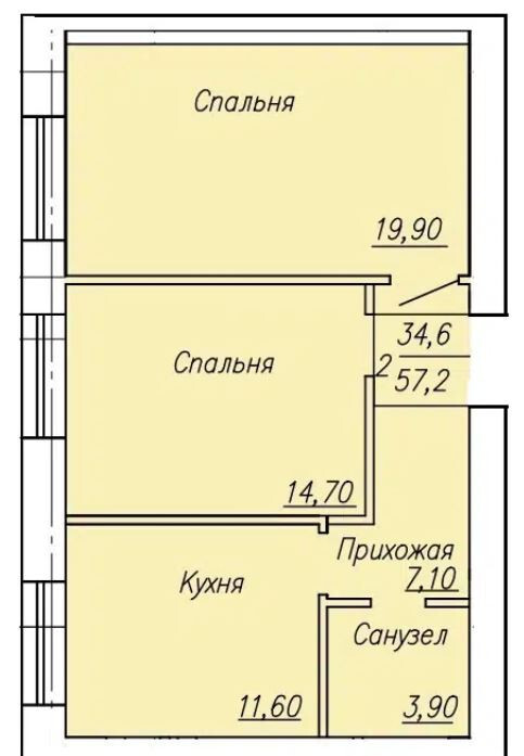 квартира г Оренбург п Ростоши ЖК «Ростоши Премьер» ул Новая 50/1 городской округ Оренбург фото 5