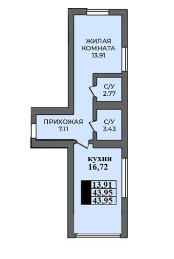 квартира г Оренбург ул Ильи Глазунова 6 жилой район «Гранд парк» городской округ Оренбург фото 7