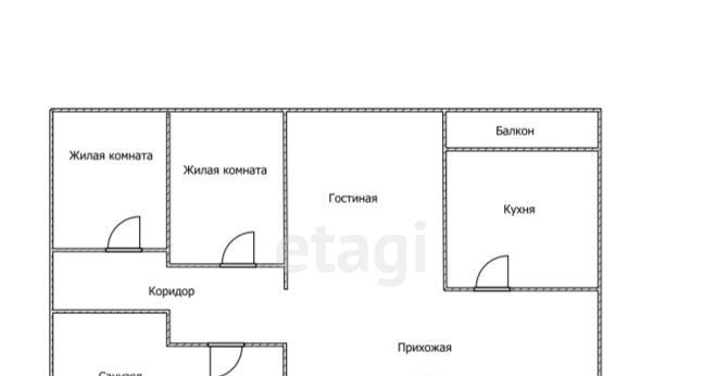 квартира р-н Темрюкский г Темрюк ул Анджиевского 3вк/2 фото 2