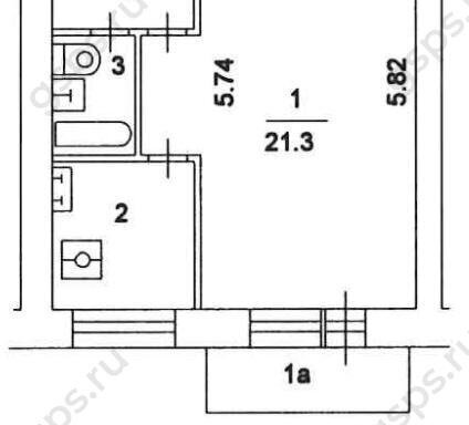 квартира г Москва метро Белокаменная ул Наримановская 25к/3 фото 2