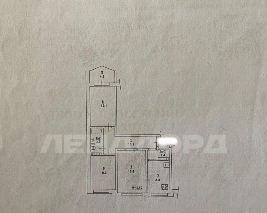 квартира г Ростов-на-Дону р-н Октябрьский пр-кт Ленина 42е фото 10