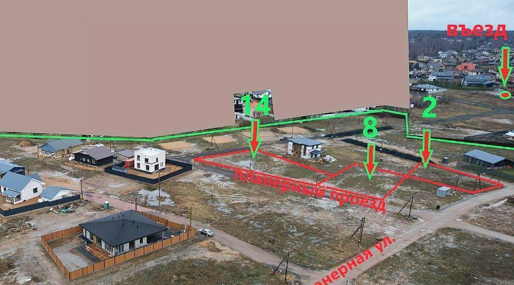 земля р-н Всеволожский д Вартемяги ул Планерная 8 Агалатовское с/пос фото 6