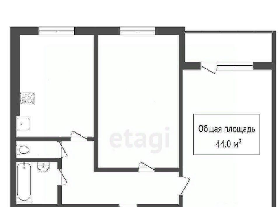 квартира г Новосибирск Речной вокзал ул Ленинградская 149 фото 7