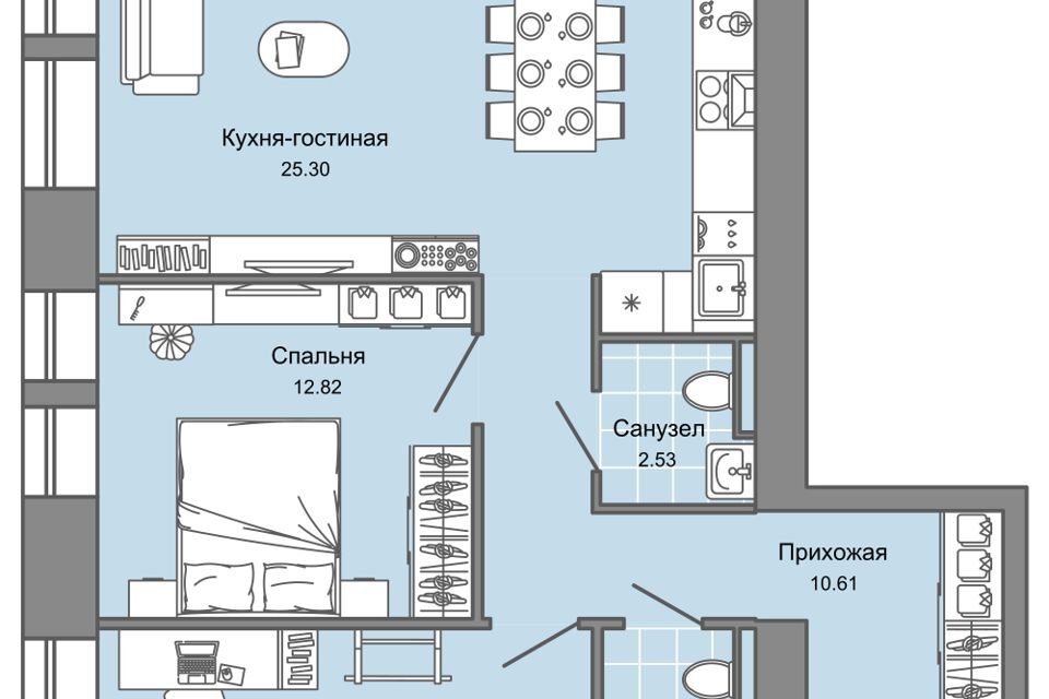 квартира г Киров пер 4 Пятилетки 82 городской округ Киров фото 1