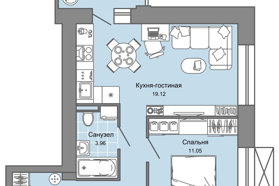 квартира г Киров пер 4 Пятилетки 82 городской округ Киров фото 1