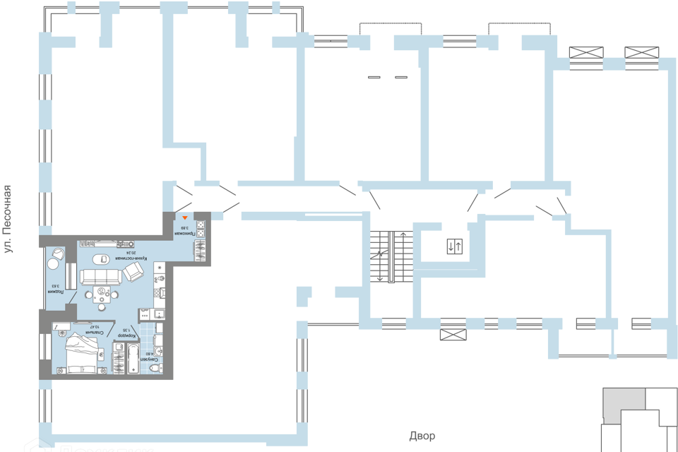 квартира г Киров пер 4 Пятилетки 82 городской округ Киров фото 2